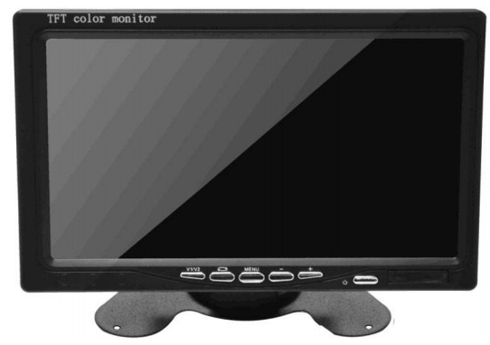 Epcom Monitor CCTV LCD 7" BMG7030HDMI para Videovigilancia, HDMI/VGA/RCA, 1024x600 Pixeles, Negro