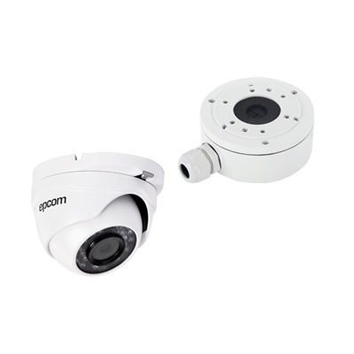 Epcom Kit de Cámara CCTV Domo Turbo HD IR para Interiores/Exteriores E8 ...