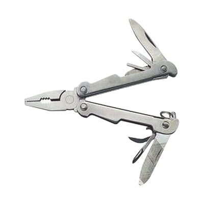 Epcom Pinza Plegable de Bolsillo, 6 Funciones, Gris