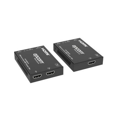 Epcom Transmisor y Receptor Alámbrico por Cable Cat5e/Cat6, Entrada 1 x RJ-45 1 x HDMI, Salida 1 x RJ-45 1 x HDMI, hasta 150 Metros