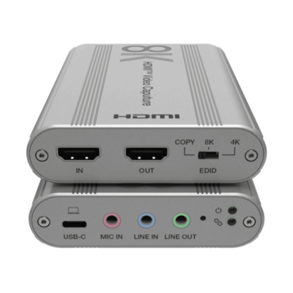 Epcom Capturadora de Video EPCUH80, HDMI - HDMI, 8K Ultra HD