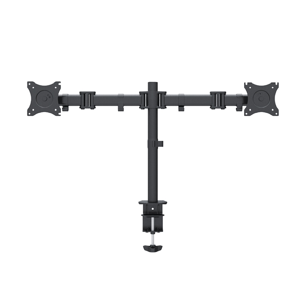 Epcom Soporte de Escritorio Articulado para 2 Monitores 13" - 27'', hasta 10Kg, Negro