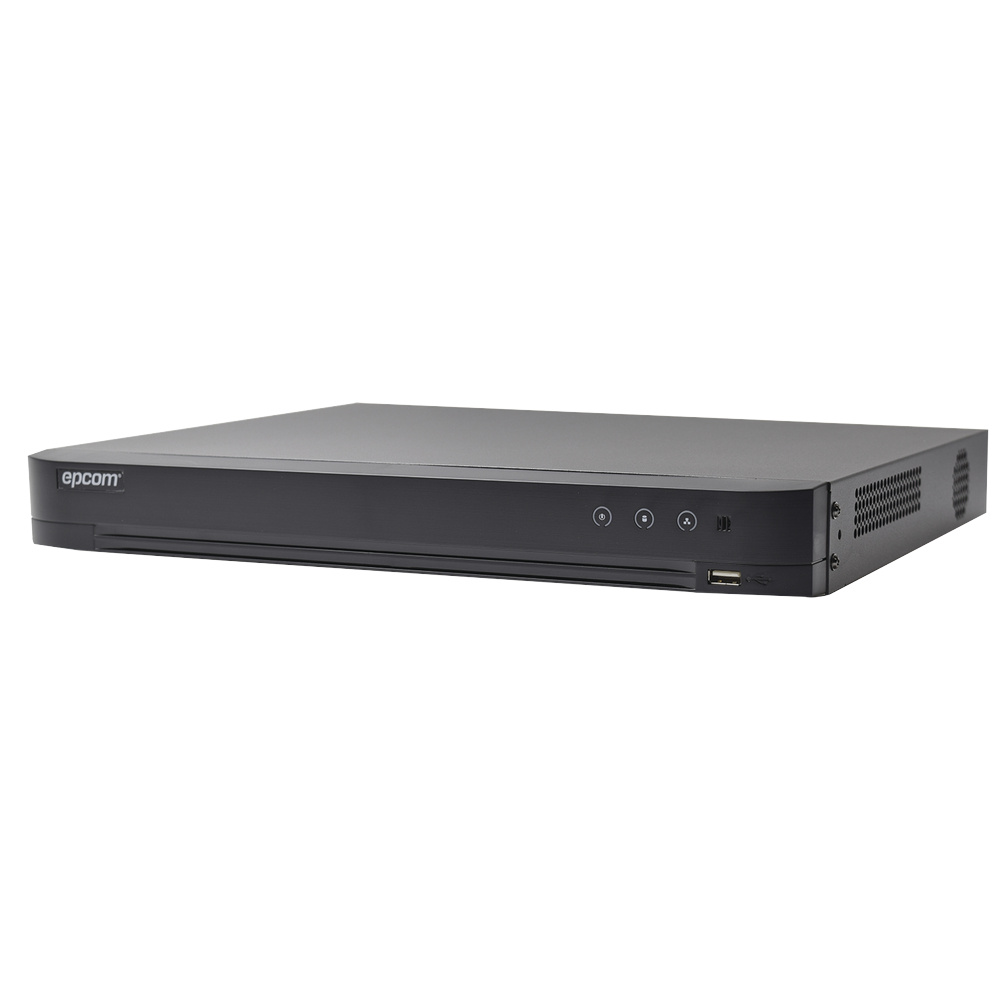 Epcom DVR de 16 Canales Turbo HD + 8 Canales IP EV-4016TURBO-D(C) para 1 Disco Duro, máx. 10TB, 1x USB 2.0