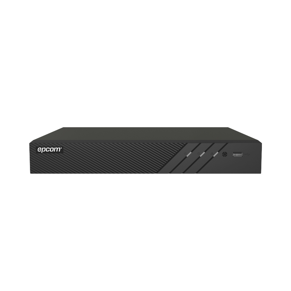 Epcom DVR 4 Canales EX-8004TURBO para 1 Discos Duros, máx. 10TB, 2 x USB 2.0, 1 x RJ-45