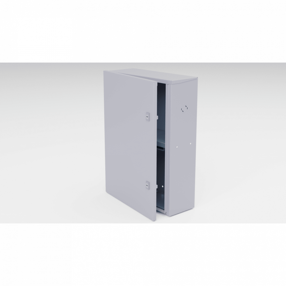 Epcom Gabinete para Baterias GBP02, hasta 2 Unidades, Plata