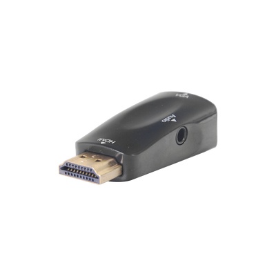 Epcom Adaptador HDMI Macho -  VGA Hembra, Negro