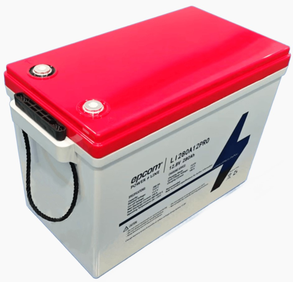 Epcom Bateria Sellada LI280A12PRO, Litio, 12.8V, 280mAh