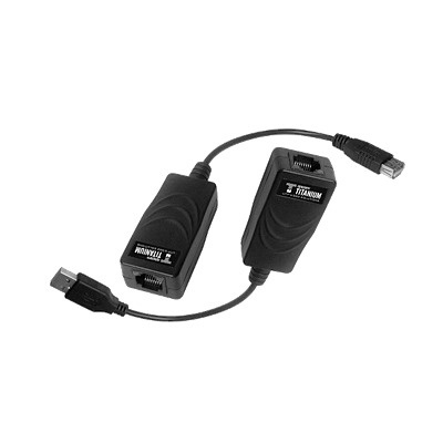Epcom Kit Extensor de Video TT-USB-100 USB por Cable UTP5/5e/6, hasta 50 Metros, Negro