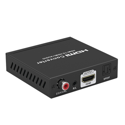 Epcom Convertidor HDMI- HDMI/Audio, Negro