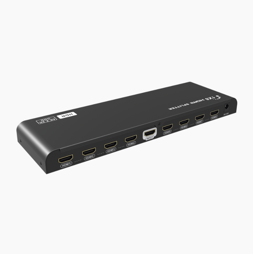 Epcom Divisor de Video HDMI, 9 Puertos HDMI, Negro