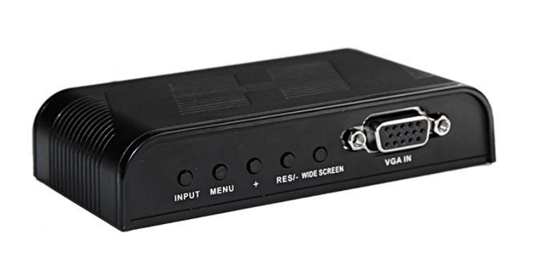 Epcom Adaptador VGA/S-Video/BNC Hembra - VGA Hembra, Negro
