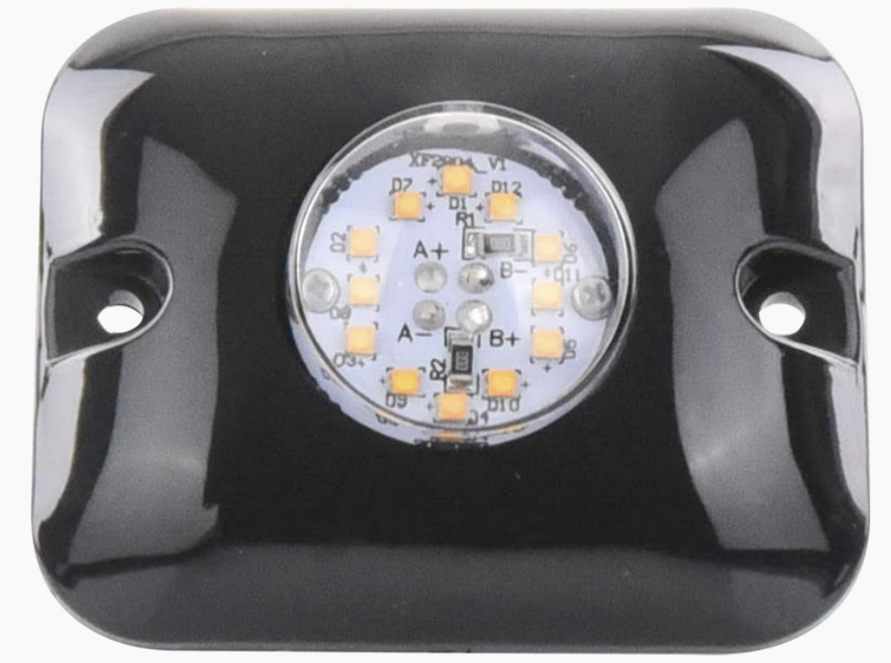 Epcom Estrobos Ocultos LED X121A, Exterior, 10 - 14V, 1A, Ámbar, para Vehiculos