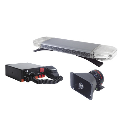 Epcom Kit Barra de Luces LED X67RBAKIT2, Rojo/Azul/Ámbar, Sirena 100W