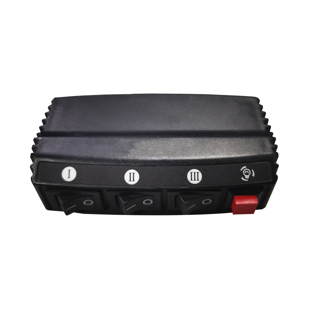 Epcom Switch de 4 Interruptores y Control de Patrones de Destello XDKQH01, Negro