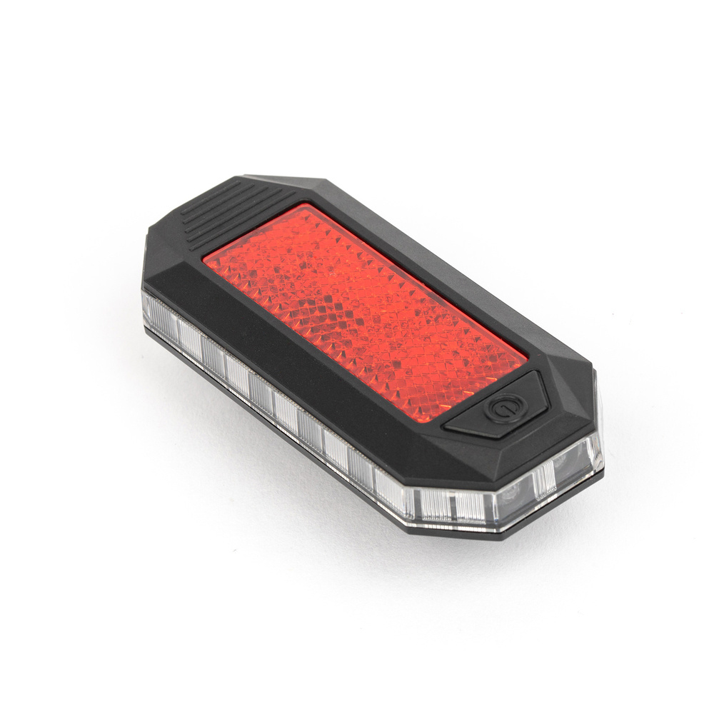 Epcom Luz Auxiliar Trasera, 300 Lúmenes, Negro/Naranja para Bicicleta