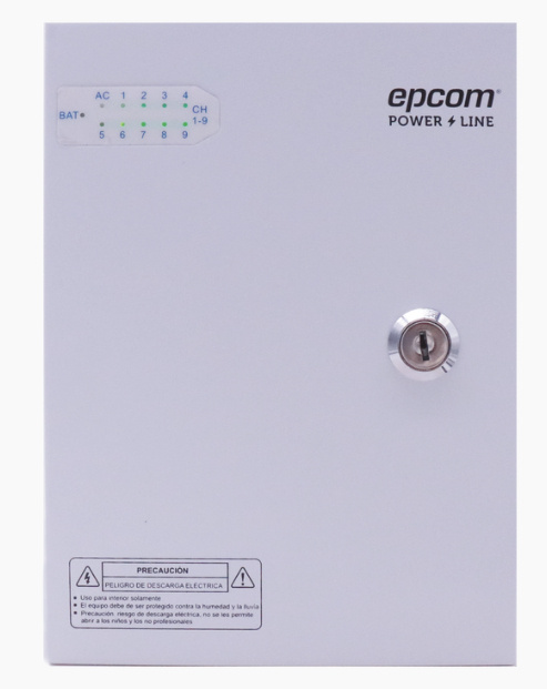 Epcom Fuente de Poder para Cámara XP9DC16HD, 9 Canales, Entrada 100 - 240V, Salida 11 - 15V, 16A
