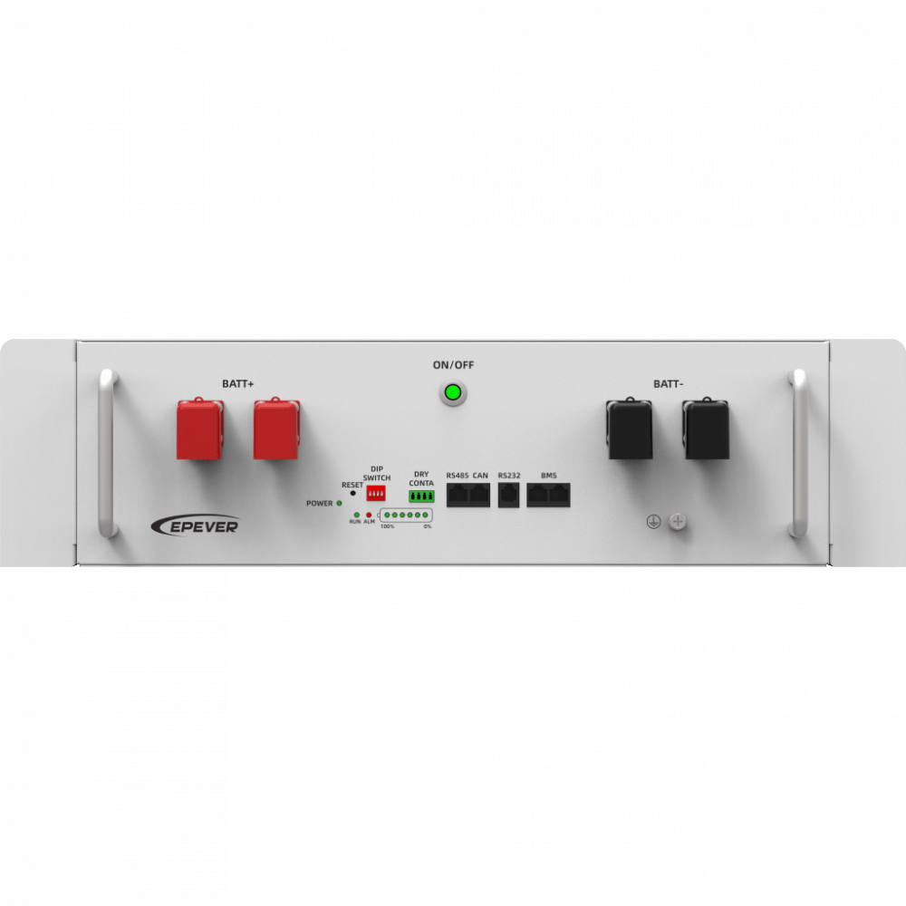 EPEVER Batería Sellada LiFePO4, Litio, 51.2V, 100Ah