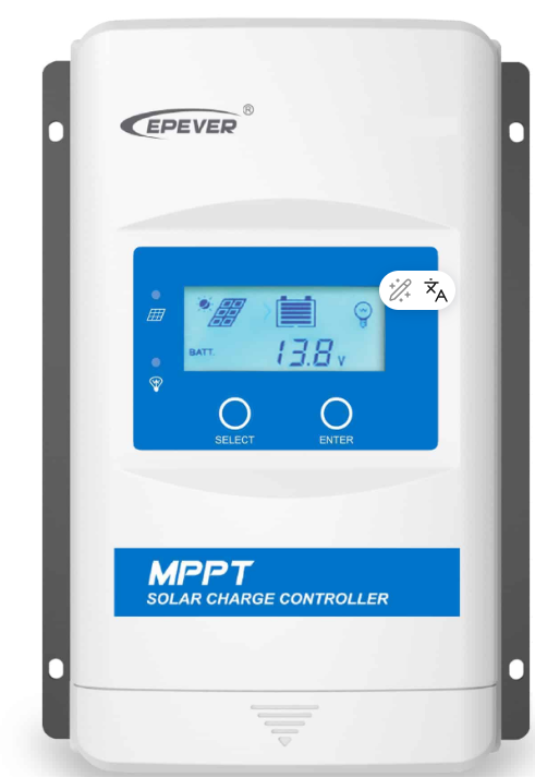EPEVER Controlador de Carga Solar XTRA2210N-XDS2, 12 - 24V, 20A