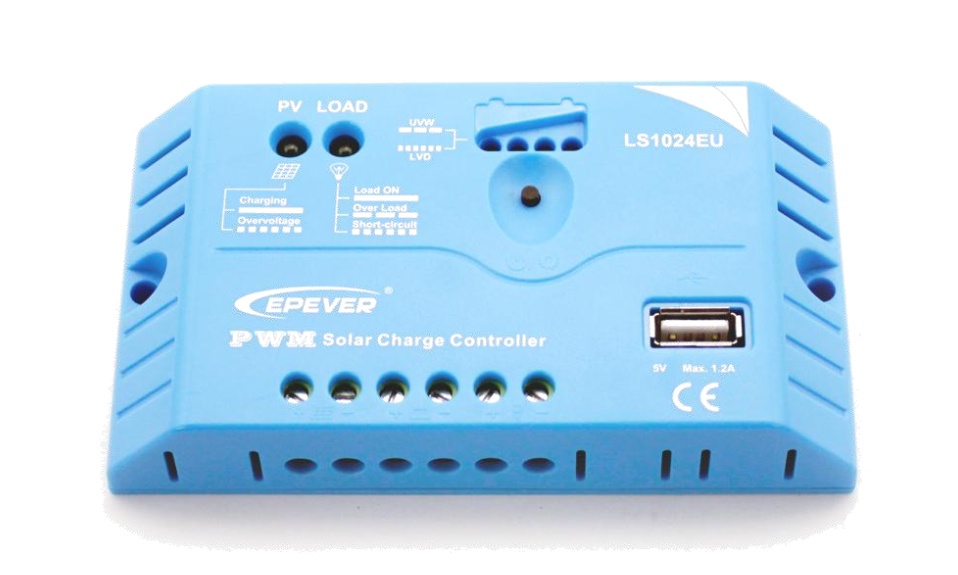 Epsolar Controlador de Carga Solar LS-EU, 12 - 24V, 10A