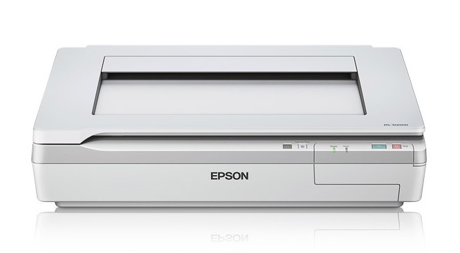 Scanner Epson WorkForce DS-50000, 600 x 600 DPI, Escáner Color, USB, Blanco