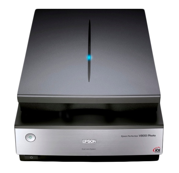 Scanner Epson Perfection V800 Pro, 6400 x 9600 DPI, Escáner Color, USB, Negro