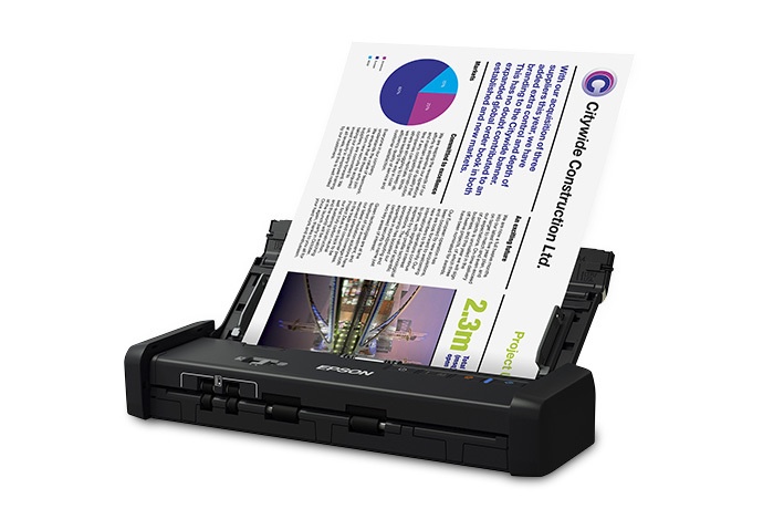 Scanner Epson DS-320, 600 x 600 DPI, Escáner Color, Escaneado Dúplex, USB 3.0, Negro