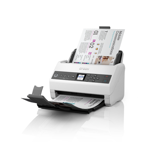 Scanner Epson WorkForce DS-730N, 600 x 600DPI, Escáner Color, Escaneado Dúplex, USB/Ethernet, Negro/Gris