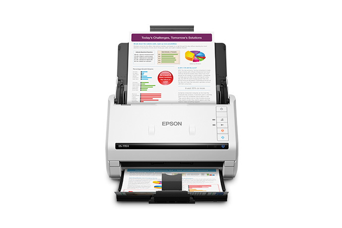 Scanner Epson DS-770 II, 600 x 600DPI, Escáner Color, Escaneado Dúplex, USB, Blanco