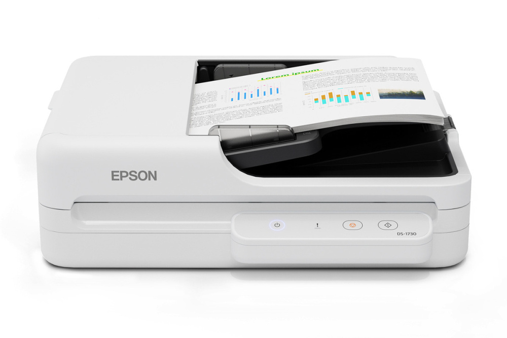Scanner Epson DS-1730, 1200 x 1200 DPI, Escáner Color, Escaneado Dúplex, USB 2.0