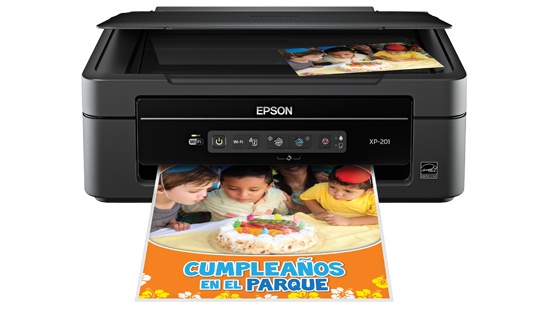 Multifuncional Epson Expression XP-201, Color, Inyección, Print/Scan/Copy