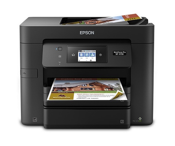 Multifuncional Epson WorkForce Pro WF-4730, Color, Inyección, Print/Scan/Copy/Fax