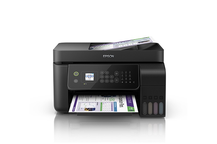 Multifuncional Epson EcoTank L5190, Color, Inyección, Tanque de Tinta, Inalámbrico, Print/Scan/Copy/Fax