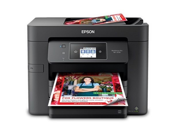 Multifuncional Epson WorkForce Pro WF-3730, Color, Inyección, Inalámbrico, Print/Scan/Copy/Fax