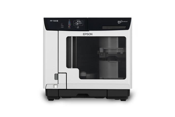 Epson PP-100III Disc Producer, CD/DVD, 60 Discos, USB, Blanco