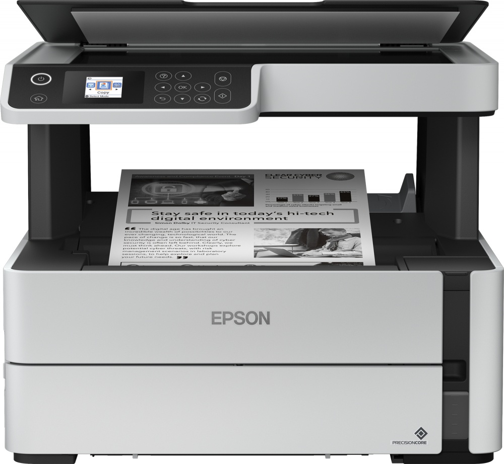 Multifuncional Epson EcoTank M2170, Blanco y Negro, Inyección, Tanque de Tinta, Inalámbrico, Print/Scan/Copy