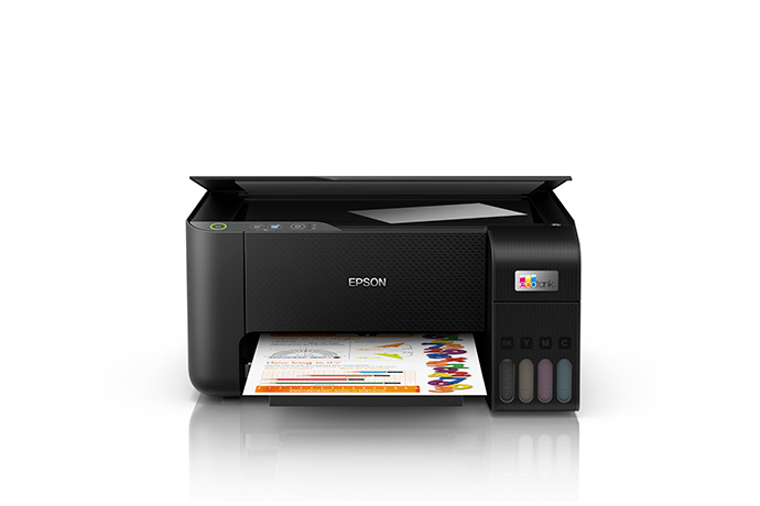 Multifuncional Epson EcoTank L3210, Color, Inyección, Print/Scan/Copy ― Abierto
