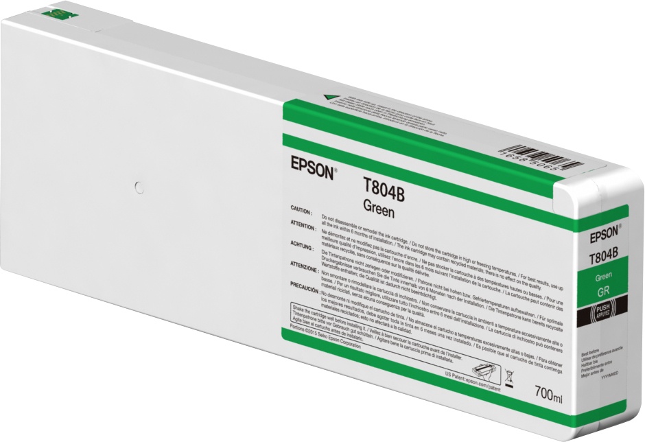 Cartucho Epson T804B00 Verde UltraChrome HDX 700ml