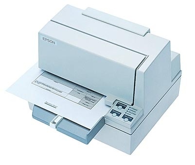 Epson TM-U590 Impresora de Cheques, Alámbrico, Serial, Blanco - Sin Cables ni Fuente de Poder