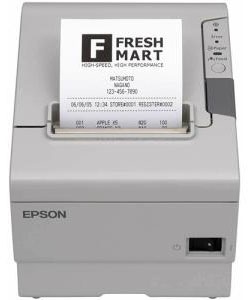 Epson TM-T88V, Impresora de Tickets, Térmica Directa, Paralelo + USB, Blanco - incluye Fuente de Poder, sin Cables