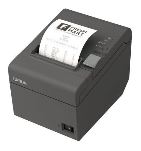 Epson TM-T20II, Impresora de Tickets, Térmico, Alámbrico, Serial + USB, Negro - incluye Fuente de Poder y Cable USB