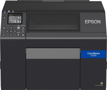 Epson ColorWorks CW-C6500, Impresora de Etiquetas, Inyección, 1200 x 1200DPI, USB 2.0, Negro ― No incluye Tinta Negra, Requiere C13T44B120 y/o C13T44B520, Se Venden por Separado