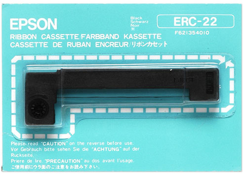Cinta Epson ERC-22 Negro