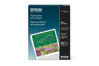 Epson Papel Fotográfico de Alta Calidad 95g/m², Tamaño Carta, 100 Hojas