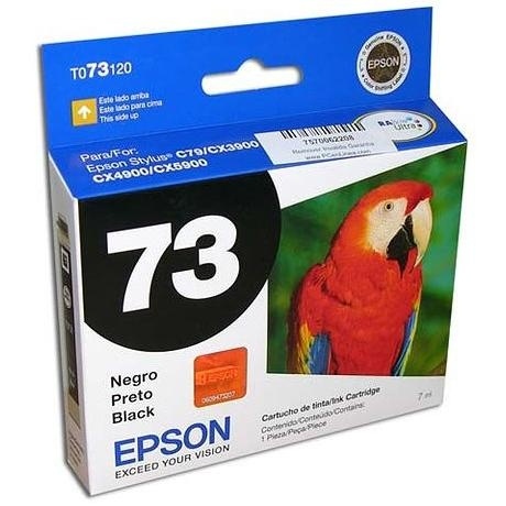 Cartucho Epson 73N Negro, 250 Páginas