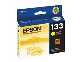 Cartucho Epson 133 Amarillo, 355 Páginas