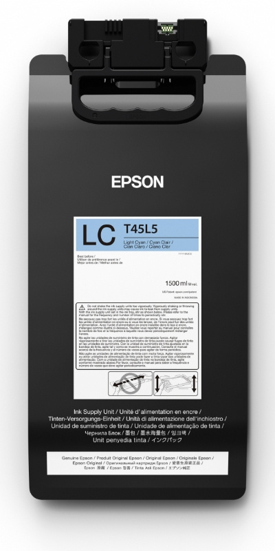 Cartucho Epson UltraChrome GS3 Alto Rendimiento Cian claro, 1.5 Litros 