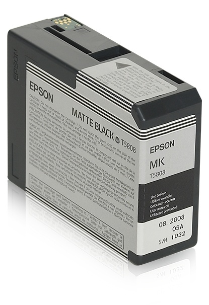 Cartucho Epson UltraChrome K3 Negro Mate 80ml