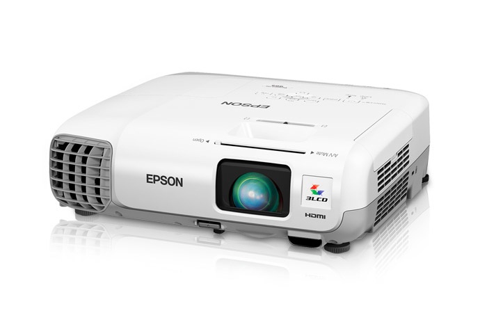Proyector Epson PowerLite 965 3LCD, XGA 1024 x 768, 3500 Lúmenes, (requiere Adaptador Inalámbrico, se vende por separado), Blanco