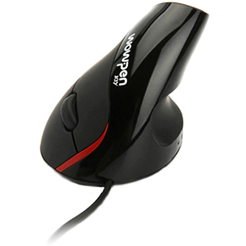 Mouse Ergo WP-012-BK-E, Alámbrico, Óptico, 1.600DPI, USB-A, Negro