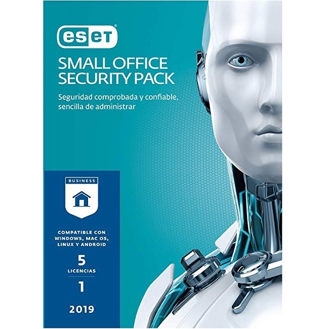 Eset Small Office Security Pack 2019, 5 Usuarios, 1 Año, Windows/Mac